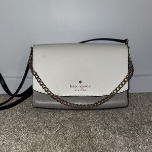 Kate Spade Black and Gray Crossbody Bag
